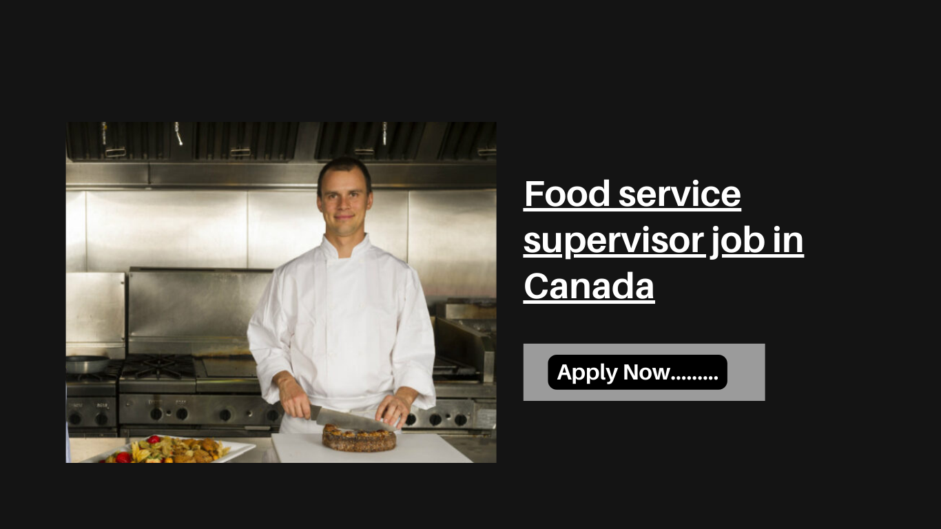 Food service supervisor