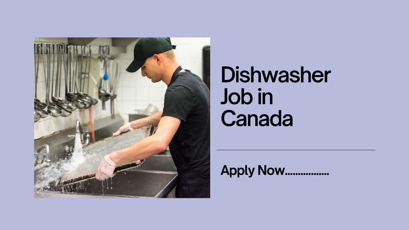 Dishwasher Job in Canada