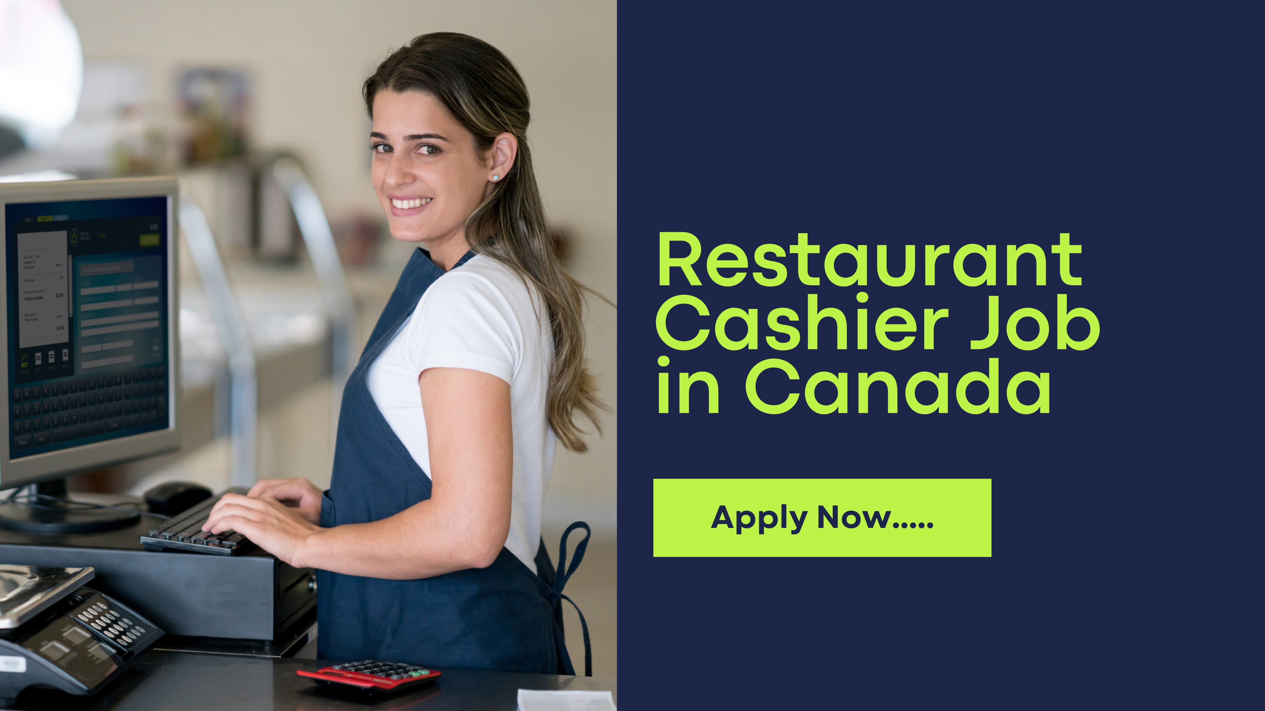 Restaurant Cashier Job in Canada